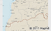 Shaded Relief Map of Tali