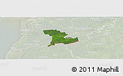 Satellite Panoramic Map of Tali, lighten