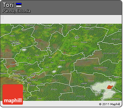 Satellite 3D Map of Tori