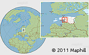Savanna Style Location Map of Vändra Linn, highlighted country, highlighted parent region
