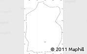 Blank Simple Map of Vändra Linn, cropped outside