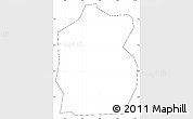 Blank Simple Map of Vändra Linn, no labels