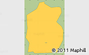 Savanna Style Simple Map of Vändra Linn, cropped outside