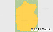 Savanna Style Simple Map of Vändra Linn