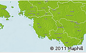 Physical 3D Map of Varbla