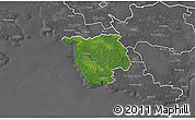 Satellite 3D Map of Varbla, desaturated
