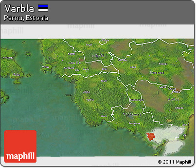 Satellite 3D Map of Varbla