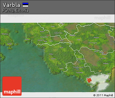 Satellite 3D Map of Varbla