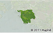 Satellite 3D Map of Varbla, lighten