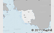 Gray Map of Varbla, single color outside
