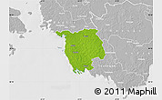 Physical Map of Varbla, lighten, desaturated