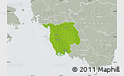 Physical Map of Varbla, lighten, semi-desaturated