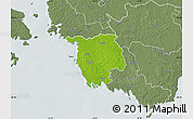 Physical Map of Varbla, semi-desaturated