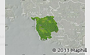 Satellite Map of Varbla, lighten, semi-desaturated