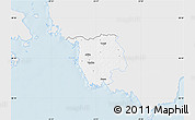 Silver Style Map of Varbla, single color outside