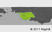 Physical Panoramic Map of Varbla, darken, desaturated