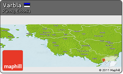 Physical Panoramic Map of Varbla