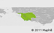 Physical Panoramic Map of Varbla, lighten, desaturated