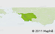 Physical Panoramic Map of Varbla, lighten