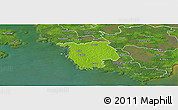Physical Panoramic Map of Varbla, satellite outside
