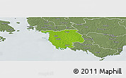 Physical Panoramic Map of Varbla, semi-desaturated