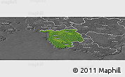 Satellite Panoramic Map of Varbla, desaturated