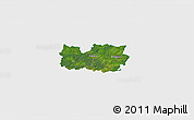 Satellite 3D Map of Kanepi, single color outside