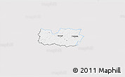 Silver Style 3D Map of Kanepi, single color outside