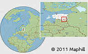 Savanna Style Location Map of Kanepi, highlighted country