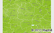 Physical Map of Kanepi