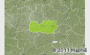 Physical Map of Kanepi, semi-desaturated