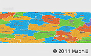 Political Panoramic Map of Kanepi