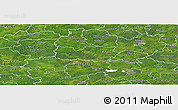 Satellite Panoramic Map of Kanepi