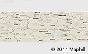 Shaded Relief Panoramic Map of Kanepi