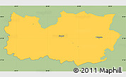 Savanna Style Simple Map of Kanepi, single color outside