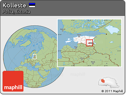 Savanna Style Location Map of Kolleste, highlighted country, highlighted parent region