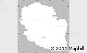 Gray Simple Map of Kolleste, single color outside