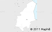 Silver Style Simple Map of Mikitamäe