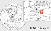 Blank Location Map of Mooste, highlighted country, highlighted parent region, within the entire country