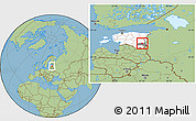 Savanna Style Location Map of Mooste, highlighted country, highlighted parent region