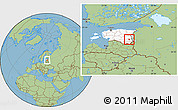 Savanna Style Location Map of Mooste, highlighted country