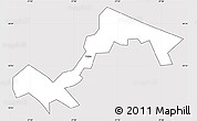 Silver Style Simple Map of Polva Linn, cropped outside