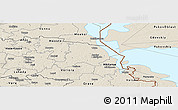 Shaded Relief Panoramic Map of Räpina