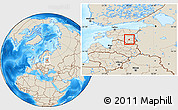 Shaded Relief Location Map of Valgjärve