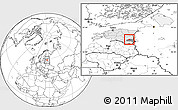 Blank Location Map of Vaste-Kuuste, highlighted country, highlighted parent region