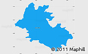 Political Simple Map of Vaste-Kuuste, single color outside