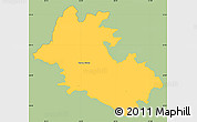 Savanna Style Simple Map of Vaste-Kuuste, single color outside