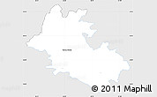 Silver Style Simple Map of Vaste-Kuuste, single color outside