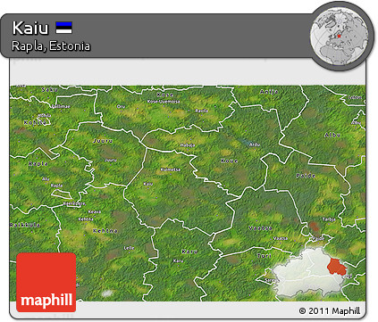 Satellite 3D Map of Kaiu