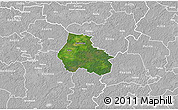 Satellite 3D Map of Kaiu, lighten, desaturated